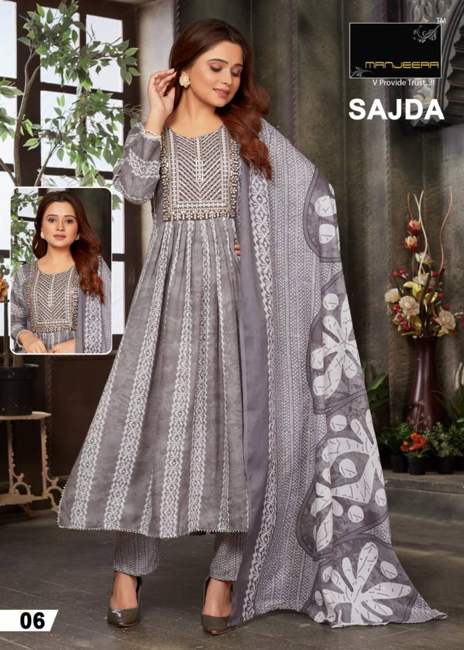 Sajda By Manjeera Designer Salwar Suits Catalog